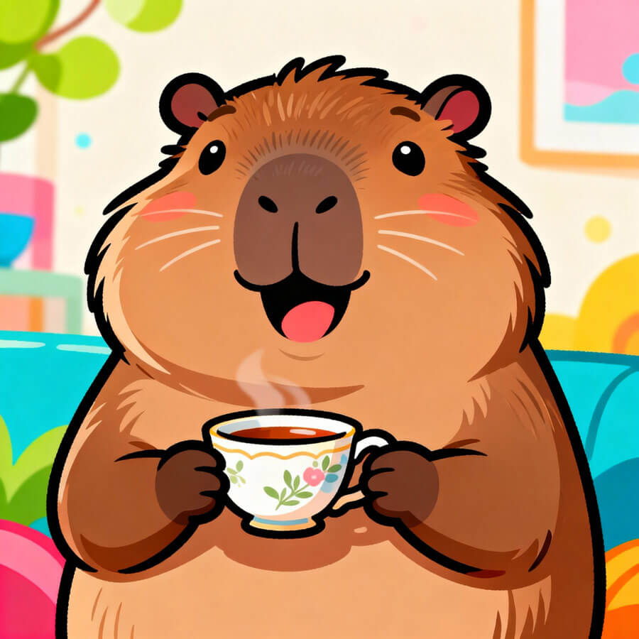 ablyo capybara mascot