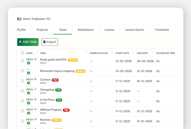 productivity and task management
